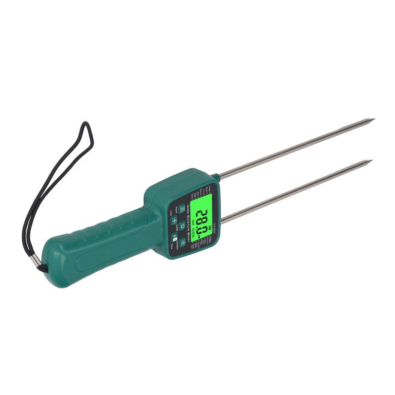 Hay Moisture Meter Wheat Soybean Grain Moisture Tester LCD Display