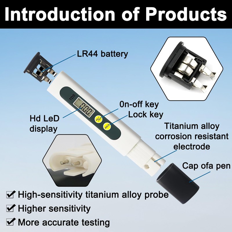 TDS Meter Ph Tester for Water TDS Meter Digital Water