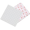 Anti-slip Rubber Feet Seals, 100 Pieces, Clear, Round Shape, Cushion