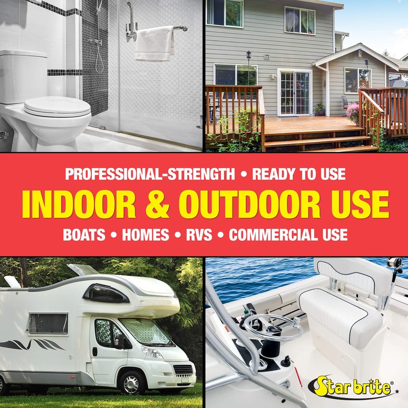 STAR BRITE Black Stain Remover Spray - Instant Black Streak