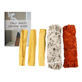 Ancientveda Palo Santo Sticks Premium Grade from Peru | Sacred Wood for Smudging, Meditation, Cleansing & Yoga (Blessings Kit)