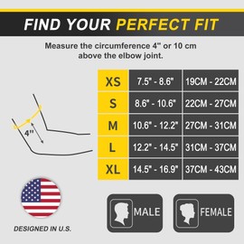 CAMBIVO Elbow Bandage x 2, Tennis Elbow Bandage for Men and Women, Elbow Suitable for Arthritis, Tendonitis, Elbow Pads for Sports, Golfer's Elbow and Tennis Elbow Bandage