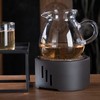 Teapot Warmer Kit with Bronze Color Mat Functional Convenient Tea
