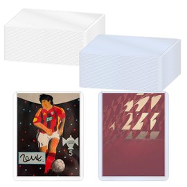 60 Pcs Hard Card Sleeves, Clear Trading Card Sleeves Protectors Holders, 3 x 4 Inches Standard Top Loaders for MTG Yugioh Game Sports Baseball Football Cards