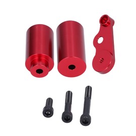 Frame Slider, 3Pcs Motorcycle Frame Slider Anti-Crash Protector Modification Fit for GSXR 600 GSXR 750 2006-2009(red)