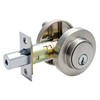 Pamex FDK Single Cylinder Deadbolt (Satin Nickel)
