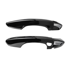 MOTOALL Exterior Door Handle Cover Fit for Ford Mustang 2015-2021, Black, Front Left & Right Side
