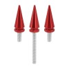 YHMTIVTU Red Windshield Trims Bolts Spike Screws Kit Fit For
