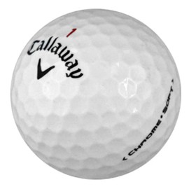 GOLF BALL DIVERS for Callaway Chrome Soft Recycled Golf Balls, AAA Grade, Value Condition (White, 24 Balls)