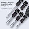 Pack of 2 Impact Wrench Bit Adapter, Bit Holder Socket