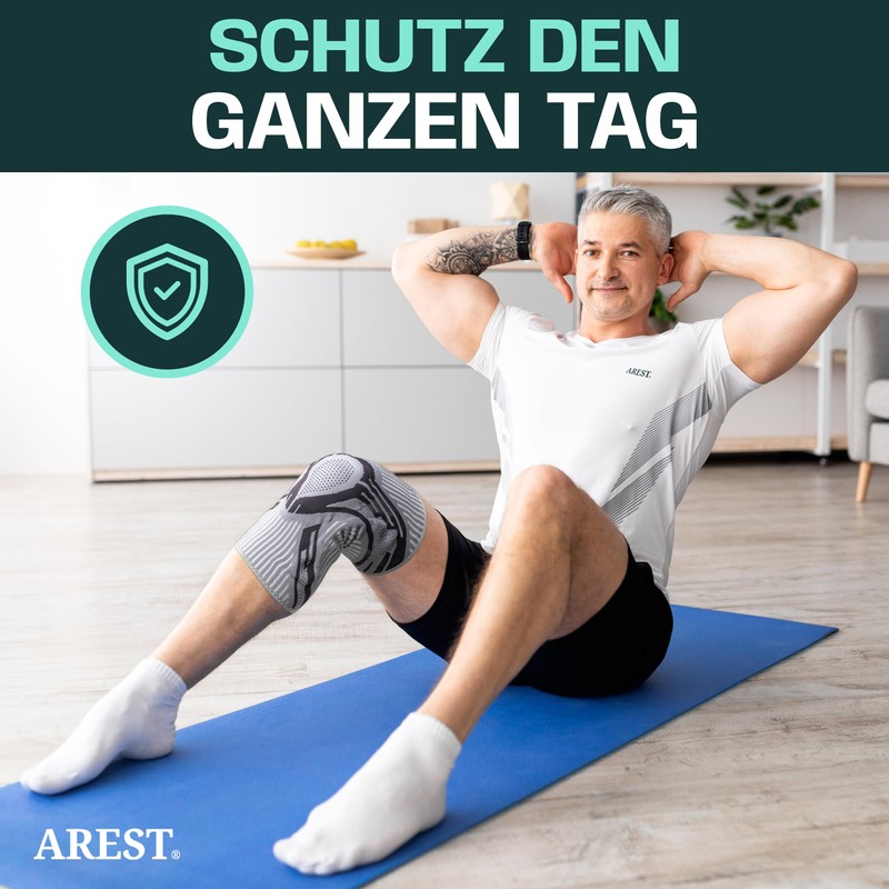 AREST Knee Support with Compression Band for Men and Women