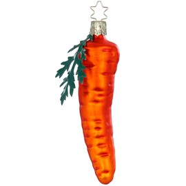 Inge-Glas Carrot 10022S024 German Glass Christmas Ornament