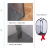 HONOMA Laundry Bags Hamper Bag with Handles,Portable &Collapsible Dirty Clothes