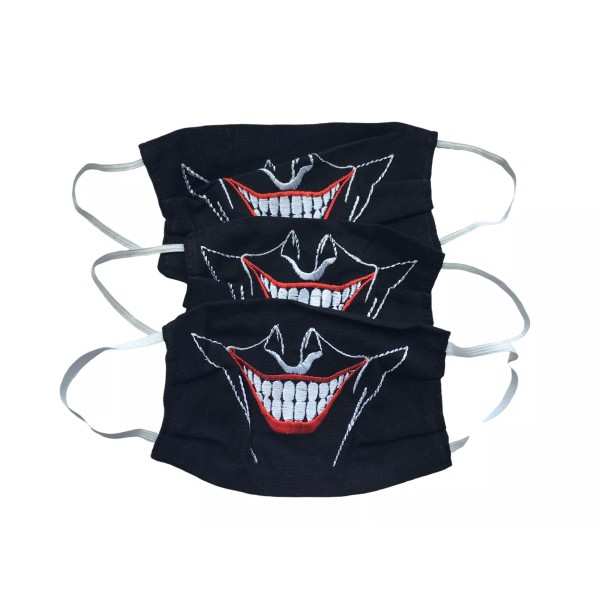 Handmade 3 Pack of Handmade Mexican Embroidered Fabric Face Masks