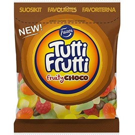 Fazer Tutti Frutti Fruity Choco Gummy 21 Packs of 170g