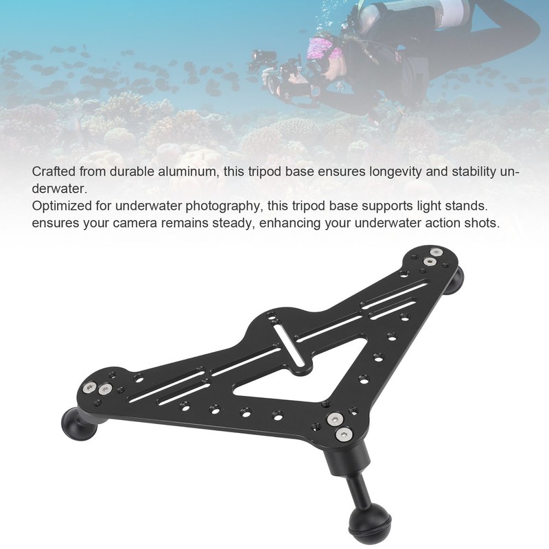 Diving Tray Rig Video Triangular Stabilizer Tripod Base Bracket SLR