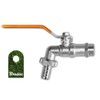 Geka Male Thread PN 10 1/2 Inch Brass Drain Valve