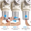 TAILONZ PNEUMATIC 1/4 Inch BSP 3 in 1 Air Filter