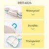 2Pcs DIY Travel Mini Pill Organizer, 7 Compartments Pill Box