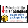 immi Pack of 1 "Bitte hier abgen" (300 x 200