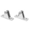 2pcs Bimini Top 90° Deck Hinge 316 Stainless Steel Heavy