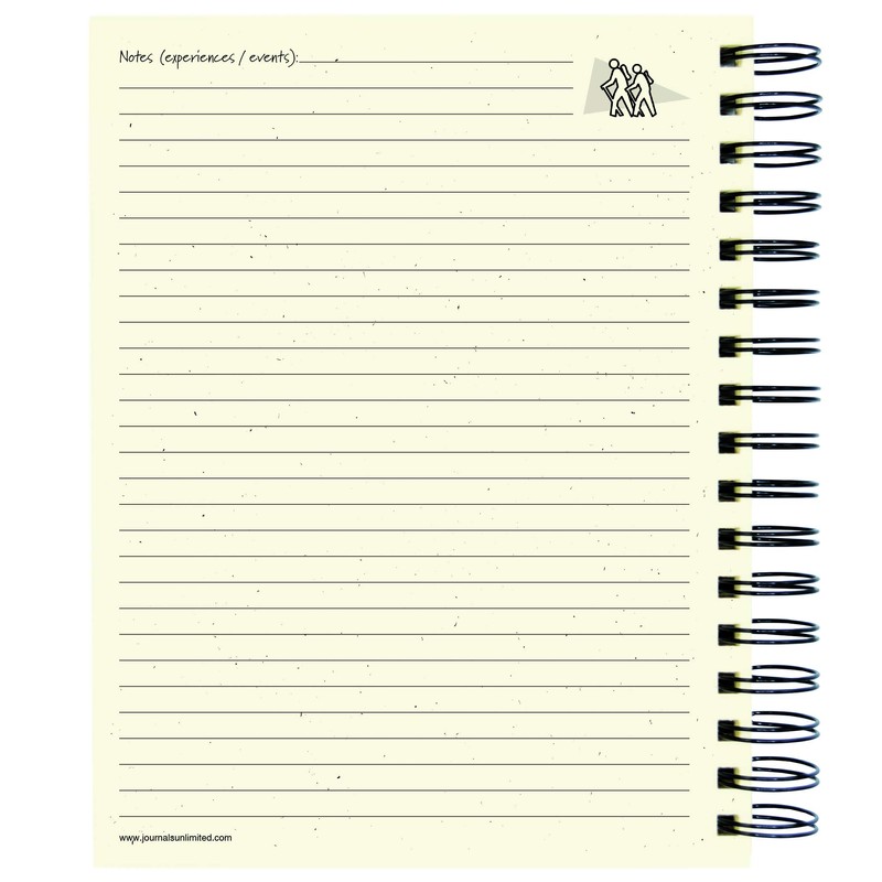 Journals Unlimited "Write it Down!" Series Guided Journal, Hiking, A
