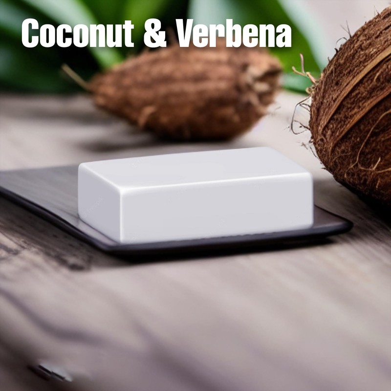 Shampoo Bar COCONUT & LEMON VERBENA Shea Butter Jojoba Oil