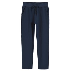 Weintee Women's Cotton Sweatpants with Pockets M Navy