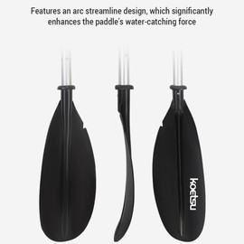 Four Sections Detachable Adjustable Kayak Paddles Aluminum Alloy Shaft Paddle Double Head Paddle