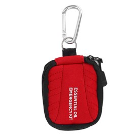 Essential Oil Carrying Case, Anti-drop Holds 16 Slots Portable Mini Travel Storage Bag With a Key Chain