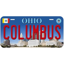 Columbus Ohio TAG01 Novelty Car Auto License Plate