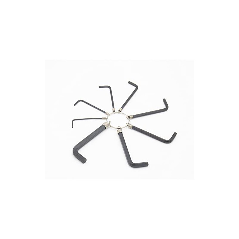 Cheerock 8-Pack Black L-Shape Hex Key Allen Wrench Set 1.5-6mm
