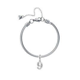 KunBead Jewelry Number 9 Bead Dangle Charms Pendant for Necklaces Birthday Gift for Women Girls