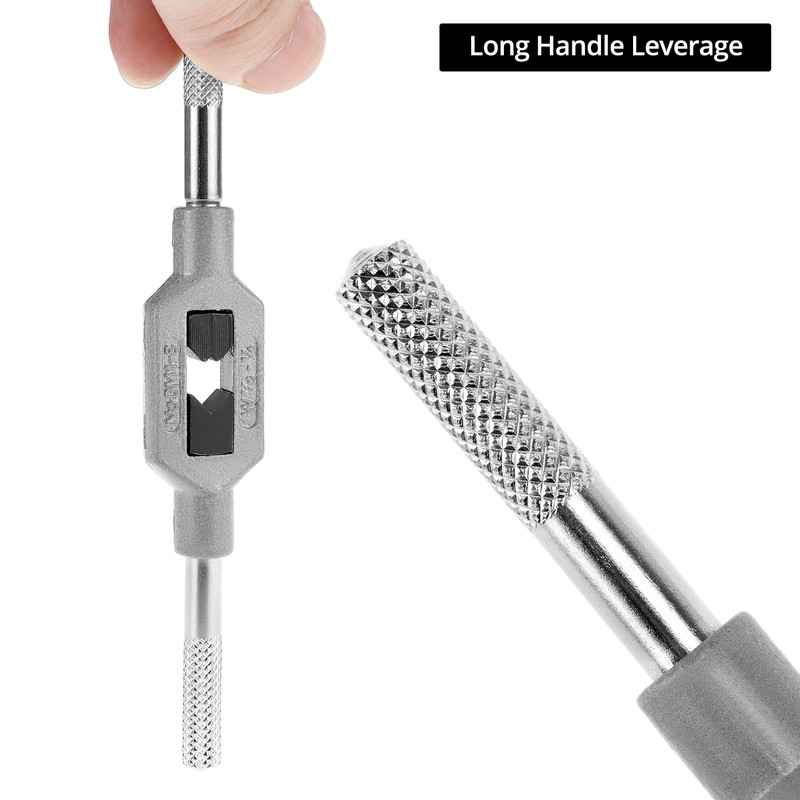 QWORK Micro Taps Bit Set - 10 Pcs M1-M3.5 HSS