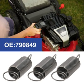 LT Easiyl Pack of 10 Lawnmower Air Vane Choke Spring Compatible with Briggs & Stratton OE 790849 19.4 x 5.3 mm Wire Diameter 0.4 mm Choke Return Spring Silver