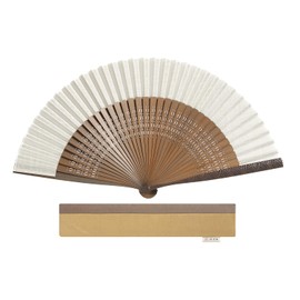 HOSEKKEN [Luxury Folding Fan Brand Combines Traditional Craftsmanship and Modern Sensibility] Men's Gentleman [Blue Sea Wave Skin / Black] Japanese Style Accessories, Japanese Pattern, Durable,