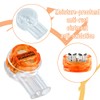 ciciment Button Cable UY2 Orange Clear Waterproof Crimp Butt Splice