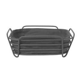 Blomus Brotkorb-63871 Bread Basket, 21 x 21 x 9,5 cm, Black