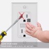 SOZULAMP Tamper Resistant(TR) Receptacle Outlet with Night Light-Easy to Install