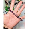 RAYON Top! 3A FLUORITE Sphere & Column bead bracelet for