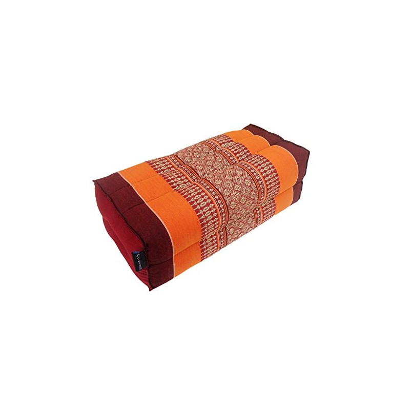 Traditional Thai Kapok Yoga Support Block Cushion Meditation Pillow size