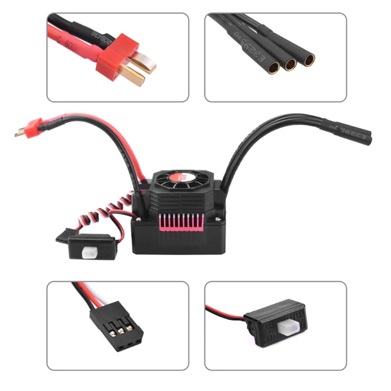 SURPASSHOBBY 3650 4500KV Motor with Cooling Shell 60A ESC +6KG