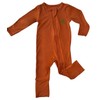 baby bamboo romper (Terracotta, 3-6 Months)