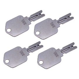 JEENDA Llave de encendido para carretilla elevadora 166 compatible con las llaves genéricas Clark Yale Hyster Komatsu Gradall Gehl Crown Cat Daewoo 186304 6T-2663 KM31166P 1430 Hyster (4)
