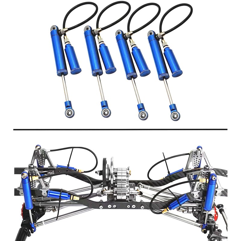 Metal Desert Lizard Piggyback RC Shock, Internal Spring Dampers Upgrade