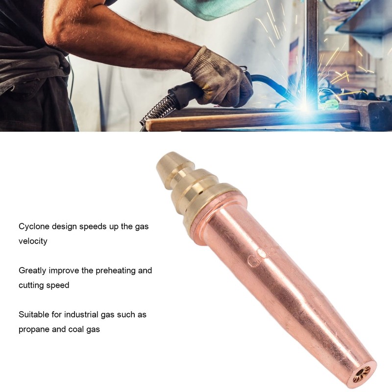 5PCS Cutting Tips Split Isobaric Propane Gas Welding Nozzles Machine