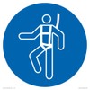 S20 Schild mit Aufschrift "Wear a safety harness", 200 x