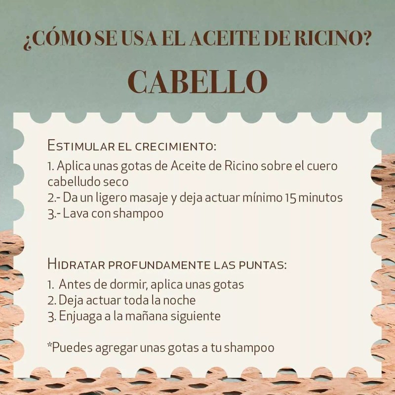 Yuya Aceite Ricino Yuya Tópico Hidratante Piel Cejas Cabello 50ml