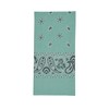Vamqor 100% Cotton 10 Pack Fine Bandanas(Mint)