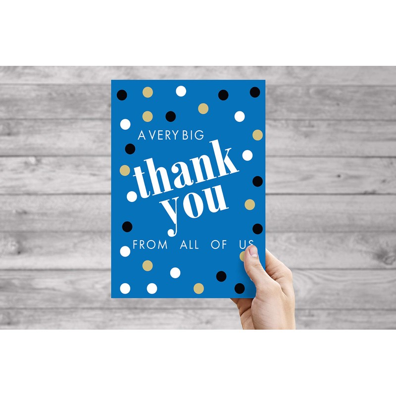 Big Dot Jumbo Thank You Card - Extra Large 9